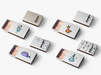 Matchbox Packaging graphic design illustration packaging