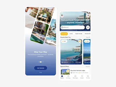 StayGo - Hotel Booking App UI UX app design app ui ux booking app booking app design booking app ui booking app ui ux hotel booking hotel booking app ui ux design user interface design