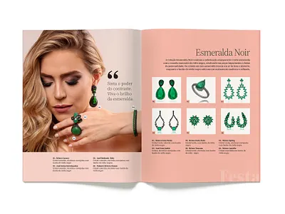 Jewelry Catalog branding catalog graphic design