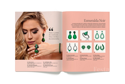 Jewelry Catalog branding catalog graphic design