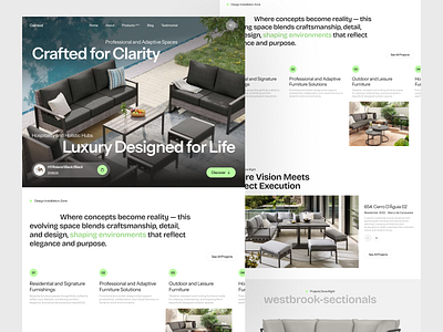 Ecommerce Landing Page design e commerce ecommerce ecommerce design eshop furniture furniture shop online retailer online shop online store store homepage uiux web web design website