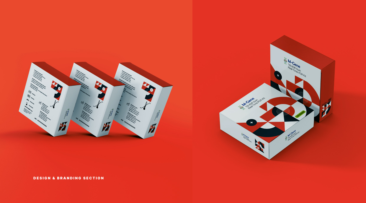 Packaging and Marketing Kit Design for Orca Biotech branding graphic design