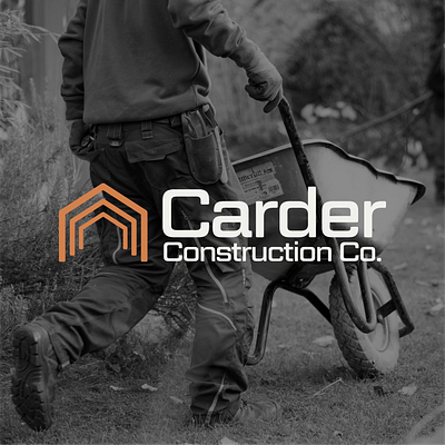 Carder Construction Brand Development branding graphic design logo typography