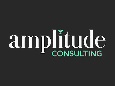 Amplitude Logo Design branding graphic design logo typography
