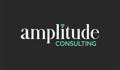 Amplitude Logo Design branding graphic design logo typography