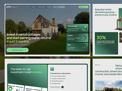 Real Estate Investment Platform apartments financialtechnology financialwebdesign fintech fintechdesign investmentplatform investplatform landing page productdesign propertyinvestment proptech realestateinvesting ui uxdesign uxui wealthtech webdesign websitedesign