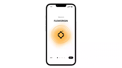 FLOWORIGIN - MOTION EXPERINCE application banking branding finance motion design onboarding product ui ux
