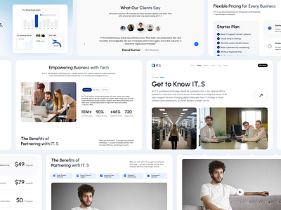 IT Solution Agency Responsive Website | About | Scalable UIUX agency design interface product service startup ui ux web