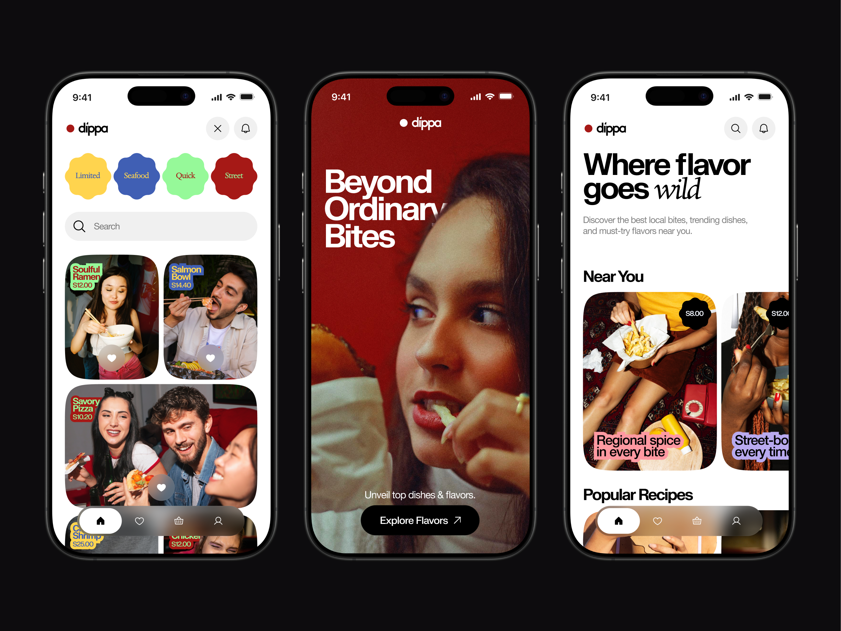 Example of Food Delivery Mobile App Design