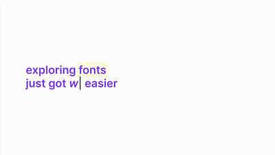 Figma Font Discovery animation concept discovery explore figma font fontdiscovery fonts interaction ui ui design user experience user interface ux ux design uxui video