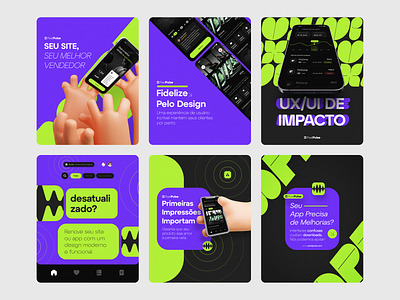 Agency UX/UI agency branding clean design design brasil design figma graphic design instagram instagram post social media ui