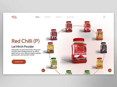 Food Website Hero Page art branding design graphic design illustration logo typography ui ux vector