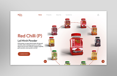 Food Website Hero Page art branding design graphic design illustration logo typography ui ux vector