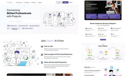 Recruitment Website Design art branding design graphic design illustration logo typography ui ux vector website