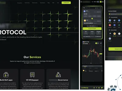 Crypto Website art branding design graphic design illustration logo typography ui ux vector