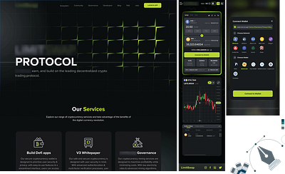 Crypto Website art branding design graphic design illustration logo typography ui ux vector