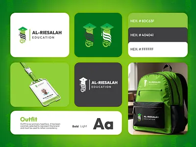 Al-Riesalah Branding art brand design branding design graphic design illustration logo logo design typography ui ux vector