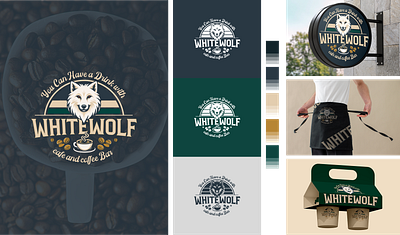 Logo Design for Whitewolf art branding design graphic design illustration logo typography ui ux vector