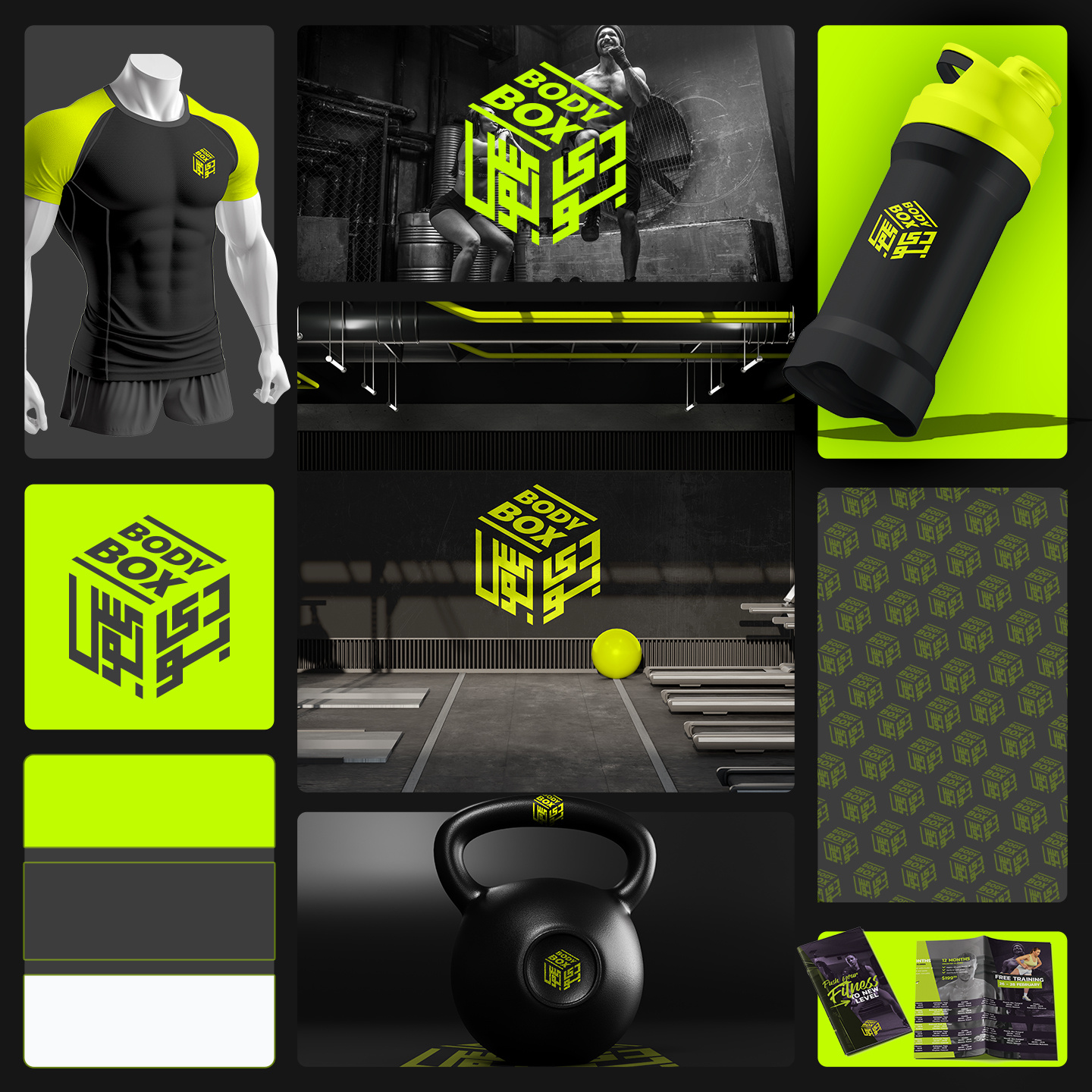 Logo Design for BodyBox art branding design graphic design illustration logo typography ui ux vector