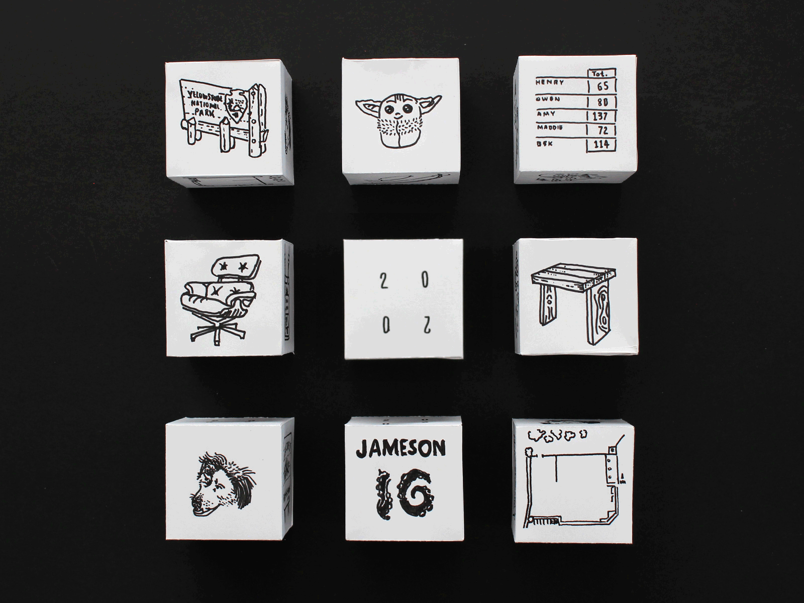 2020 Time Capsules graphic design illustration typography