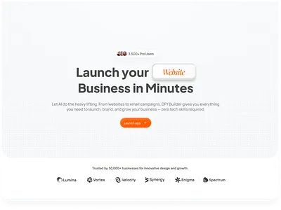 BizBuild AI webapp branding design graphic design landing page motion graphics product design saas webapp ui ui design uiux user experience user interface ux design vector webapp website design