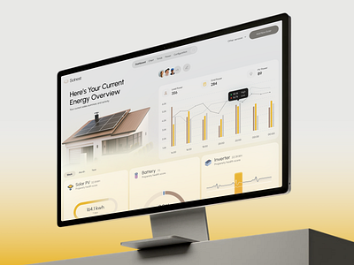 Solenest - Solar Monitoring Platform Dashboard UI Design business clean energy dashboard design data visualization design inspiration energy analytics energy management product design renewable tech saas solar monitoring solar panel design solar ui sustainable tech ui ui design uiux ux ux design
