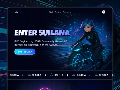Meme coin website design crypto crypto art crypto community crypto meme landing page meme meme coin meme coin website meme coin website design meme token meme website sui blockchain token website web design web3