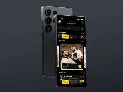 Barber Shop Mobile App Design Concept barber booking barber shop barbers barbershop booking booking app booking platform grooming hair saloon haircut ios app mobile app mobile design product design saloon squire ui ui design ux visual design
