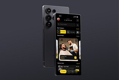 Barber Shop Mobile App Design Concept barber booking barber shop barbers barbershop booking booking app booking platform grooming hair saloon haircut ios app mobile app mobile design product design saloon squire ui ui design ux visual design