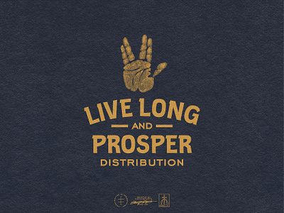 Live Long & Prosper Distribution brand design brand designer brand identity branding branding design creative font graphic design graphicdesigner identity system illustrator logo logo design logo designer logo system small business typography vector vintage visual identity