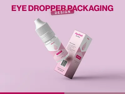 Eye Dropper Packaging Design brand design brand identity design drop label design eye drop packaging label label design labeling medicine label design medicine packaging packaging packaging design packing design print design product branding product label design product packaging tablet box packaging tablet packaging typography