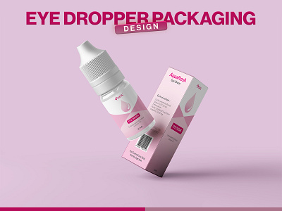 Eye Dropper Packaging Design brand design brand identity design drop label design eye drop packaging label label design labeling medicine label design medicine packaging packaging packaging design packing design print design product branding product label design product packaging tablet box packaging tablet packaging typography