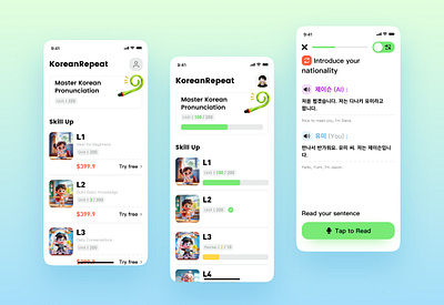 KereanRepeat · 2024 App Store · Independent & Original UI ai app design illustration mobile pm ui ux