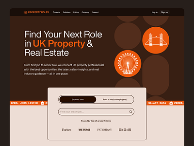 UK Property Web Design branding graphic design ui