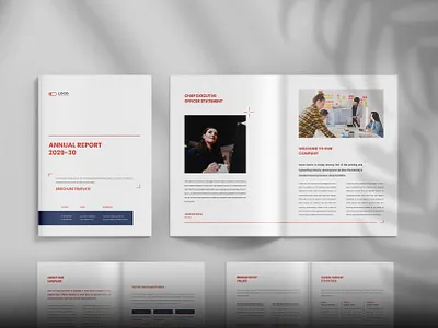 Annual Report Brochure about company annual annual report brochure business business brochure company company profile corporate corporate brochure design graphic design print design report template white paper