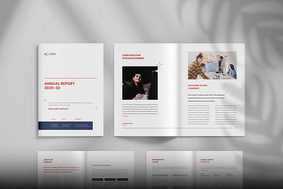 Annual Report Brochure about company annual annual report brochure business business brochure company company profile corporate corporate brochure design graphic design print design report template white paper