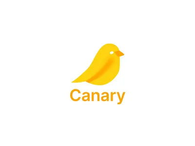 Canary Logo Design by Zillylogos visual identity