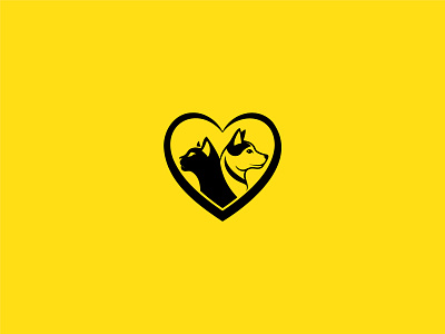 Pet Logo animal animal hospital animal logo branding dog cat dog cat logo illustration pet pet care pet logo pet love pet lovers veterinary veterinary logo