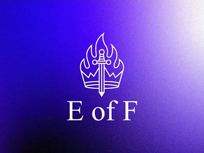 Crown & Sword Flame Logo - Minimal Luxury Design brand identity crown logo elegant emblem flame logo iconic lettermark lineart luxury logo minimal modern monogram premium logo sword