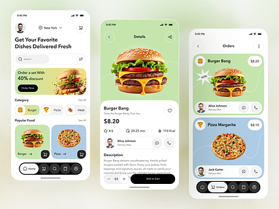 Food Delivery Mobile App app app design delivery app delivery service food food app food delivery food delivery app ios mobile mobile app online food ordering restaurant restaurant app