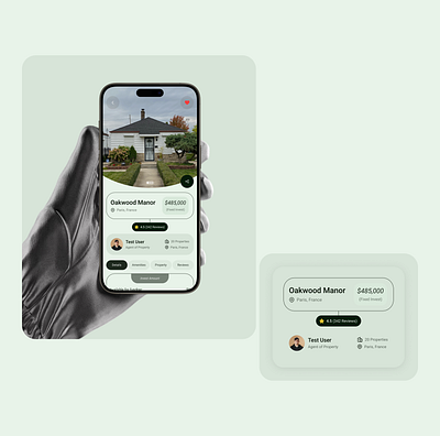 InvestEase - Property App Design app b2b crm design estate interface investment investment app management mobile product property property investment proptech real estate saas service ui ux