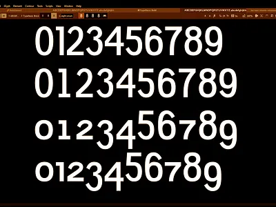 Type Design 50 2d art artwork design font fontlab graphic design lettering modern type design typeface typography vector