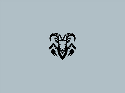 Mountain Goat Logo animal bighorn logo bighorn logos bighorns branding gaming logo goat logo goat mountain illustration mountain mountain goat mountain goat logo mountain logo mountain sheep ram logo