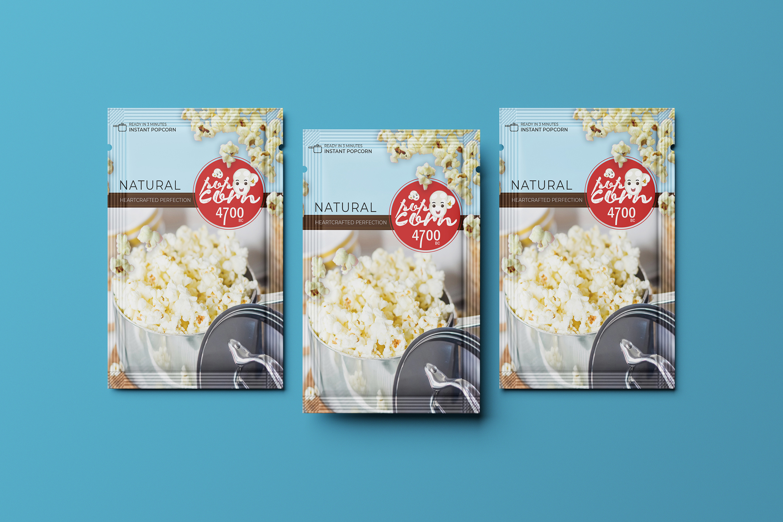 Pop Corn Sachet Packaging art box design flat design food graphic design label packaging pauch popcorn sachet typography