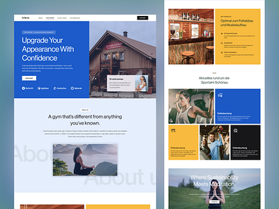 Gym and meditation website design ai powered personal training cleanui fitness ui design gym website healthcare hero korsa landing page landing page design meditation musemind orix ui design web design wooden gym interior