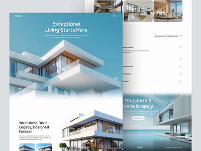 Luxury Real Estate Website Design — Premium UI/UX landing page luxury landing page luxury property luxury real estate luxury website property listing property management real estate real estate landing page real estate website web design website website design