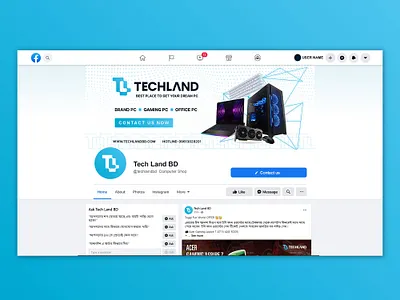 Modern Social Media Cover Design adobe illustrator banner brand identity branding cover art cover design creative logo custom logo dribbble logo design logo design branding logo presentation marufiam minimal logo modern logo premium branding startup branding tech branding tech logo