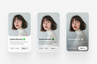 1️⃣2️⃣or3️⃣—Which UI feels the cleanest to you? branding design figma framer framer developer graphic design illustration logo marketing website ui