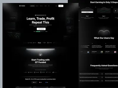 Prop Trading Firm website crypto forex trading crypto prop trading firm forex prop firm prop trading prop trading firm prop trading website trade trading trading platfrom web design web site web3