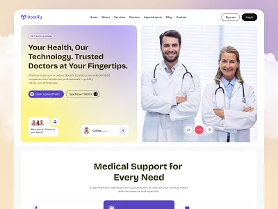 Healthcare Web UI • Doctor Booking Website • Medical Website appointment website consultation website doctor doctor appointment doctor booking doctor booking website doctor consultation doctor website health overview healthcare app medical care medical landing medical landing page design medical website online doctor online hospital patient website pharmacy telemedicine
